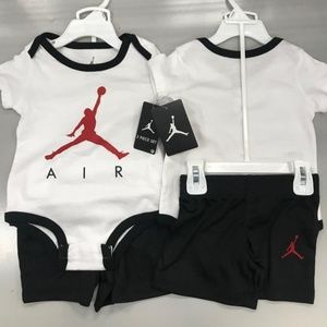NEW Authentic JORDAN baby matching set short